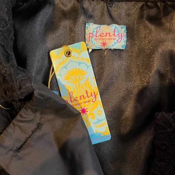 Women’s Tracy Reese Black Lace Pea Coat - Picture 3 of 5